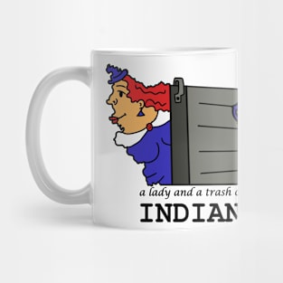 A funny map of Indiana 3 Mug